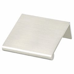 1-3/4 Inch Length Brushed Nickel Finger Pull 1-3/4 Inch Length Brushed Nickel Finger Pull