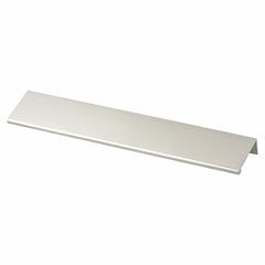 9-1/16 Inch Length Brushed Nickel Finger Pull 9-1/16 Inch Length Brushed Nickel Finger Pull