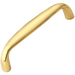 Solid Brass Traditional Designs 3 Inch Center to Center Polished Brass Cabinet Pull Solid Brass Traditional Designs 3 Inch Center to Center Polished Brass Cabinet Pull
