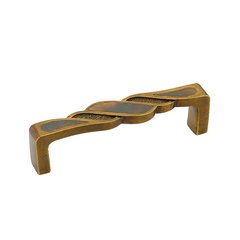 Arioso 3-3/4 Inch Center to Center Tiger Penshell, Estate Dover Cabinet Pull Arioso 3-3/4 Inch Center to Center Tiger Penshell, Estate Dover Cabinet Pull