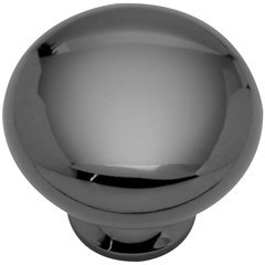 Solid Brass Knob 1-1/4" Dia Black Nickel Solid Brass Knob 1-1/4" Dia Black Nickel