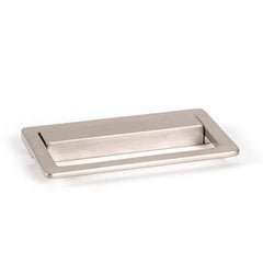 Up 2-1/2 Inch Center to Center Brushed Nickel Recess Pull Up 2-1/2 Inch Center to Center Brushed Nickel Recess Pull