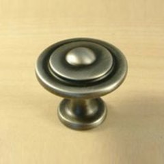 Lisbon 1-1/4 Inch Diameter Antique Pewter Cabinet Knob Lisbon 1-1/4 Inch Diameter Antique Pewter Cabinet Knob