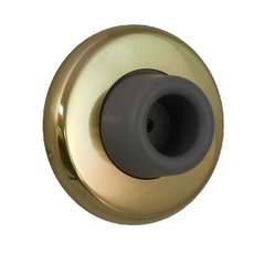 Concave Wrought Wall Bumper Polished Brass Concave Wrought Wall Bumper Polished Brass