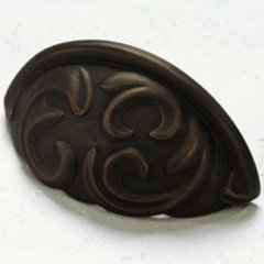 Arcadia Forged Solid Brass 3 Inch Center to Center Ancient Bronze Cabinet Pull Arcadia Forged Solid Brass 3 Inch Center to Center Ancient Bronze Cabinet Pull