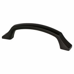 Century Edge Pull 3-3/4 inch Center to Center Matte Black Century Edge Pull 3-3/4 inch Center to Center Matte Black