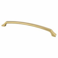 Century Edge Pull 8-13/16 inch Center to Center Modern Brushed Gold Century Edge Pull 8-13/16 inch Center to Center Modern Brushed Gold