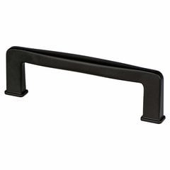 Subtle Surge Pull 3-3/4 inch Center to Center Matte Black Subtle Surge Pull 3-3/4 inch Center to Center Matte Black