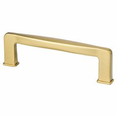 Subtle Surge Pull 3-3/4 inch Center to Center Modern Brushed Gold Subtle Surge Pull 3-3/4 inch Center to Center Modern Brushed Gold
