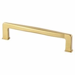 Subtle Surge Pull 5-1/16 inch Center to Center Modern Brushed Gold Subtle Surge Pull 5-1/16 inch Center to Center Modern Brushed Gold