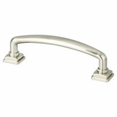 Tailored Traditional Pull 3-3/4 inch Center to Center Brushed Nickel Tailored Traditional Pull 3-3/4 inch Center to Center Brushed Nickel