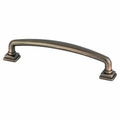 Tailored Traditional Pull 5-1/16 inch Center to Center Verona Bronze Tailored Traditional Pull 5-1/16 inch Center to Center Verona Bronze
