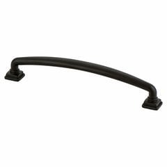 Tailored Traditional Pull 6-5/16 inch Center to Center Matte Black Tailored Traditional Pull 6-5/16 inch Center to Center Matte Black