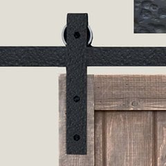 Basic Barn Door Rolling Hardware Rough Iron Basic Barn Door Rolling Hardware Rough Iron