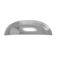 American Diner 3-3/4 Inch Center to Center Chrome Cabinet Cup Pull American Diner 3-3/4 Inch Center to Center Chrome Cabinet Cup Pull