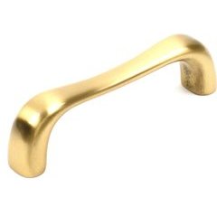Elite 3 Inch Center to Center Satin Brass Cabinet Pull Elite 3 Inch Center to Center Satin Brass Cabinet Pull
