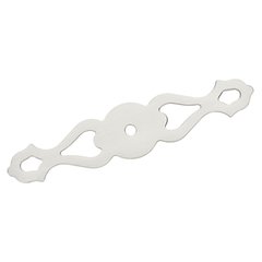Back plates 4-3/8 Inch Length Satin Nickel Back-plate Back plates 4-3/8 Inch Length Satin Nickel Back-plate