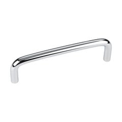 Torino 4 Inch Center to Center Polished Chrome Plated Steel Cabinet Pull Torino 4 Inch Center to Center Polished Chrome Plated Steel Cabinet Pull