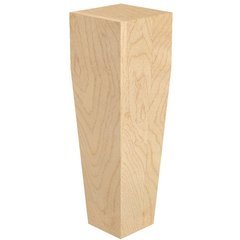 19% OFF Square Tapered Bun Foot Unfinished Paint Grade
