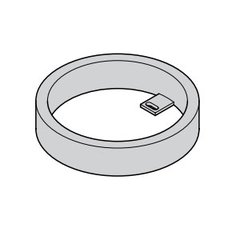 Loox 24V Surface Mount Ring - Silver Loox 24V Surface Mount Ring - Silver
