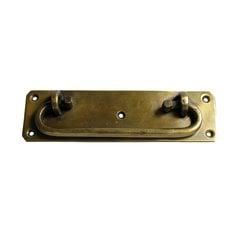 Bail Pulls 5-3/8 Inch Center to Center Unlacquered Antique Brass Cabinet Bail Pull Bail Pulls 5-3/8 Inch Center to Center Unlacquered Antique Brass Cabinet Bail Pull