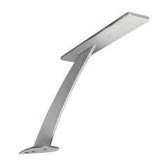Perrine Counter Mounted Support 6" High - Brushed Stainless Perrine Counter Mounted Support 6" High - Brushed Stainless