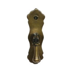 Teardrop Pulls 3-3/4 Inch Diameter Unlacquered Antique Brass Pendant Pull Teardrop Pulls 3-3/4 Inch Diameter Unlacquered Antique Brass Pendant Pull
