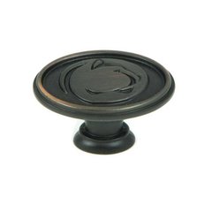 Collegiate 1-1/2 Inch Diameter Oil Rubbed Bronze Cabinet Knob Collegiate 1-1/2 Inch Diameter Oil Rubbed Bronze Cabinet Knob