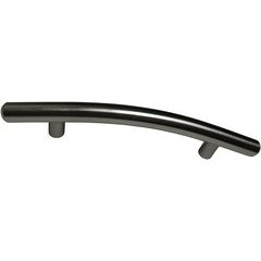 Curved Bar Handle 8.81" Length Brushed Nickel Cabinet Pull Curved Bar Handle 8.81" Length Brushed Nickel Cabinet Pull