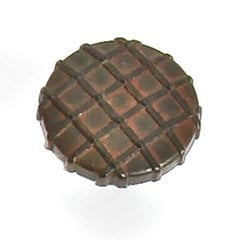 Midtown 1-1/4 Inch Diameter Black With Terra Cotta Wash Cabinet Knob Midtown 1-1/4 Inch Diameter Black With Terra Cotta Wash Cabinet Knob