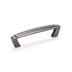 Vested Interest 3-3/4 Inch Center to Center Vintage Nickel Cabinet Pull Vested Interest 3-3/4 Inch Center to Center Vintage Nickel Cabinet Pull