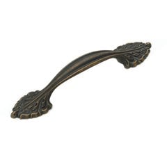 Corinthian 3-3/4 Inch Center to Center Ancient Bronze Cabinet Pull Corinthian 3-3/4 Inch Center to Center Ancient Bronze Cabinet Pull