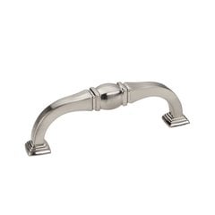 Katharine 3-3/4 Inch Center to Center Satin Nickel Cabinet Pull Katharine 3-3/4 Inch Center to Center Satin Nickel Cabinet Pull