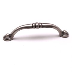 Euro Traditions 3-3/4 Inch Center to Center Brushed Black Nickel Cabinet Pull Euro Traditions 3-3/4 Inch Center to Center Brushed Black Nickel Cabinet Pull