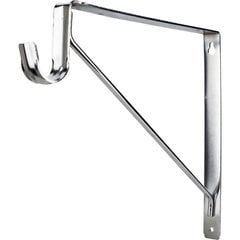 Shelf & Rod Support Bracket for 1516 Series Closet Rod - Chrome Shelf & Rod Support Bracket for 1516 Series Closet Rod - Chrome