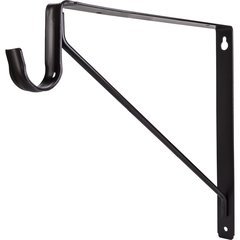 Shelf & Rod Support Bracket for 1516 Series Closet Rod - Dark Bronze Shelf & Rod Support Bracket for 1516 Series Closet Rod - Dark Bronze