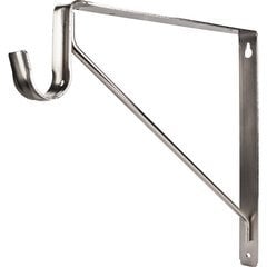 Shelf & Rod Support Bracket for 1516 Series Closet Rod - Satin Nickel Shelf & Rod Support Bracket for 1516 Series Closet Rod - Satin Nickel