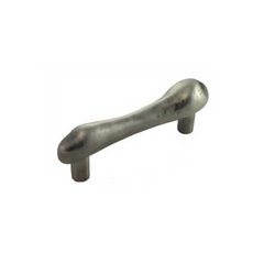Potato 3 Inch Center to Center Satin Antique Nickel Cabinet Pull Potato 3 Inch Center to Center Satin Antique Nickel Cabinet Pull
