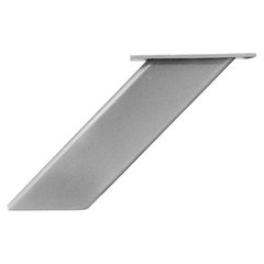 Noda Countertop Post Support 5" High Satin Silver Noda Countertop Post Support 5" High Satin Silver