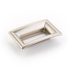 Finestrino 2-1/2 Inch Center to Center Satin Nickel Cabinet Pull Finestrino 2-1/2 Inch Center to Center Satin Nickel Cabinet Pull