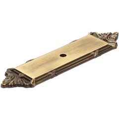 Georgian 3-3/4 Inch Center to Center Polished Antique Back-plate Georgian 3-3/4 Inch Center to Center Polished Antique Back-plate