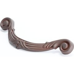 Baroque 5 Inch Center to Center Bronze Rust Glaze Cabinet Pull Baroque 5 Inch Center to Center Bronze Rust Glaze Cabinet Pull
