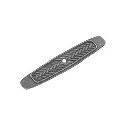 Catamaran Backplate 5 inch L Vibra Pewter Catamaran Backplate 5 inch L Vibra Pewter