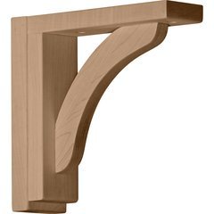Reece 2.5"W x 8.75"D x 8.25"H Countertop Bracket - Alder Reece 2.5"W x 8.75"D x 8.25"H Countertop Bracket - Alder