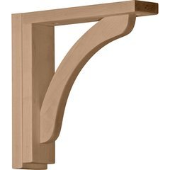 Reece 2.5"W x 10.75"D x 10.25"H Countertop Bracket - Rubberwood Reece 2.5"W x 10.75"D x 10.25"H Countertop Bracket - Rubberwood