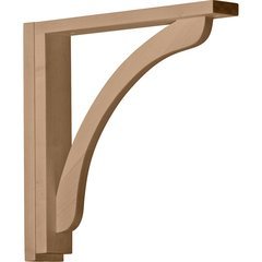 Reece 2.5"W x 14.75"D x 14.25"H Countertop Bracket - Red Oak Reece 2.5"W x 14.75"D x 14.25"H Countertop Bracket - Red Oak