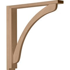 Reece 2.5"W x 17.75"D x 17.25"H Countertop Bracket - Cherry Reece 2.5"W x 17.75"D x 17.25"H Countertop Bracket - Cherry