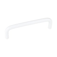 Tempo 3-3/4 Inch Center to Center White Powder Coated Steel Cabinet Pull Tempo 3-3/4 Inch Center to Center White Powder Coated Steel Cabinet Pull