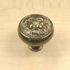 Roman 1-1/4 Inch Diameter Polished Antique Cabinet Knob Roman 1-1/4 Inch Diameter Polished Antique Cabinet Knob