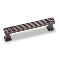 Rochester 3-3/4 Inch Center to Center Dark Brushed Antique Copper Cabinet Pull Rochester 3-3/4 Inch Center to Center Dark Brushed Antique Copper Cabinet Pull
